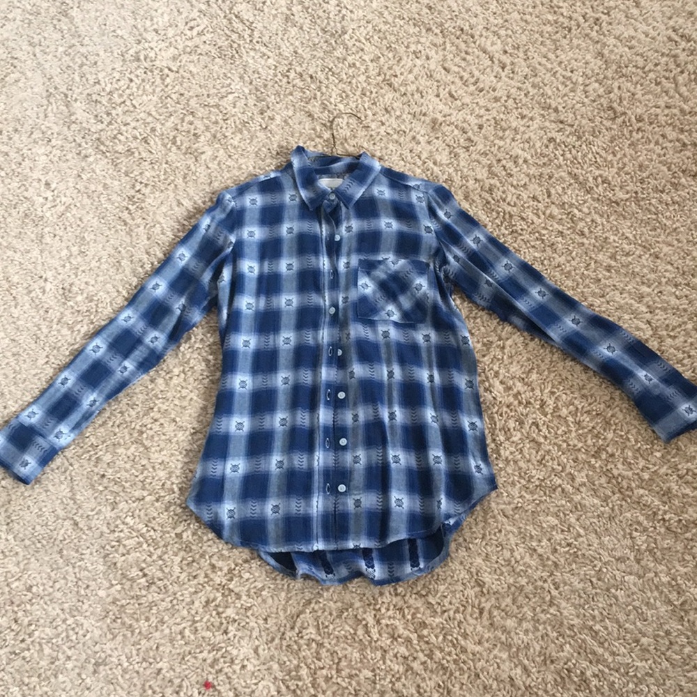 Blue flannel
